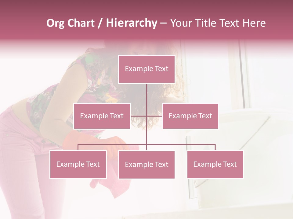 Smiling Woman Lady PowerPoint Template