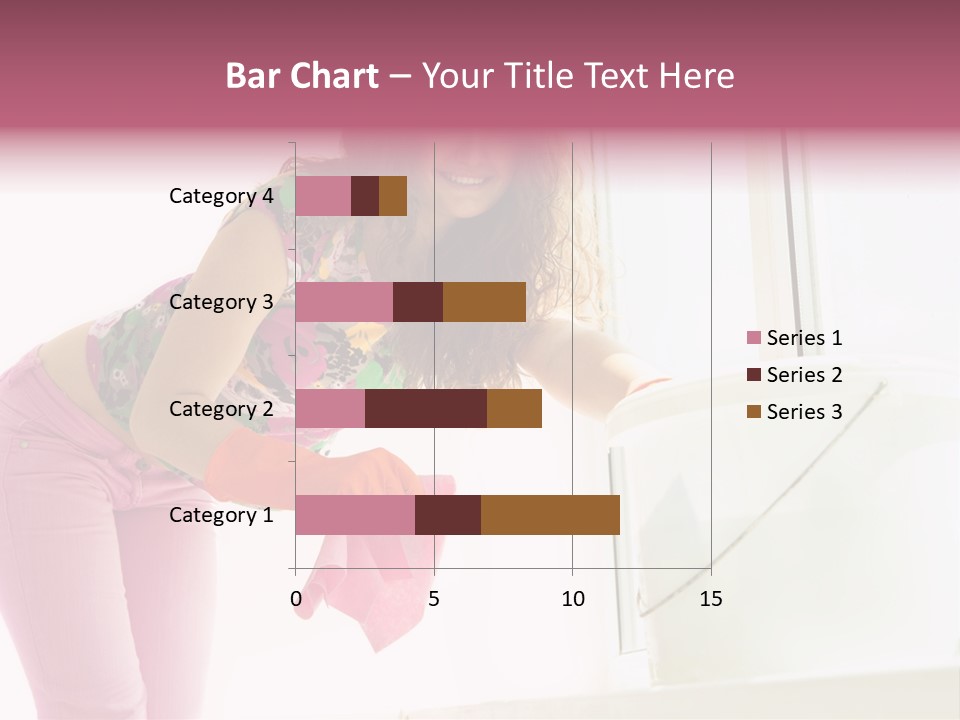 Smiling Woman Lady PowerPoint Template