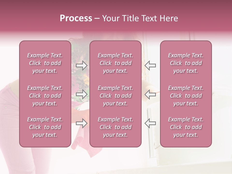 Smiling Woman Lady PowerPoint Template