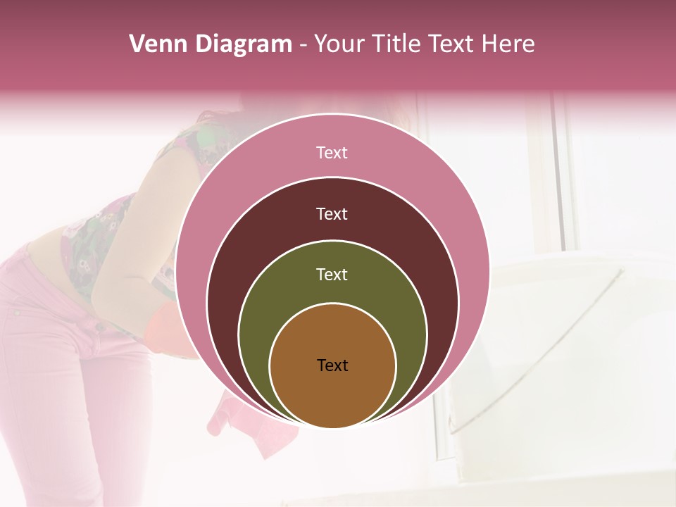 Smiling Woman Lady PowerPoint Template