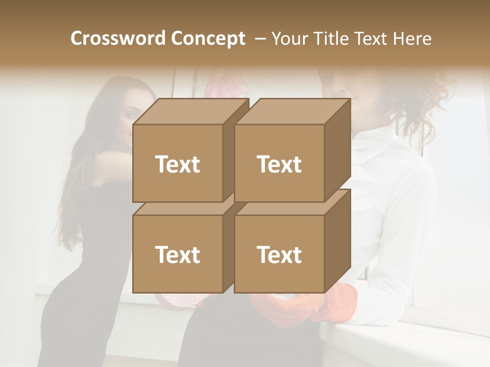 Glass Home Housekeeper PowerPoint Template