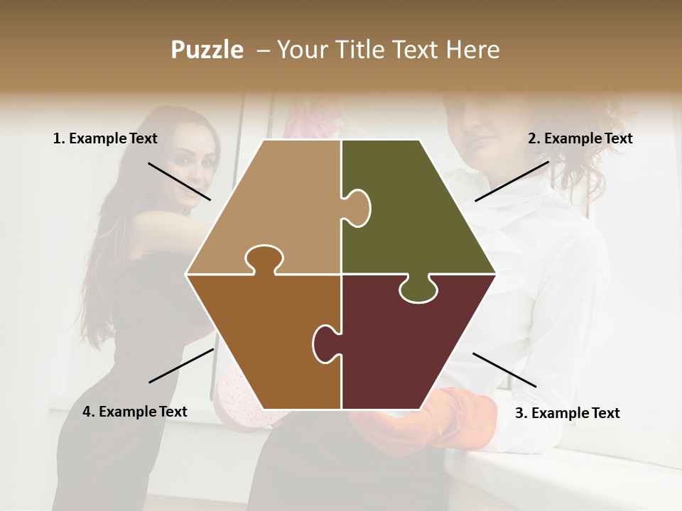 Glass Home Housekeeper PowerPoint Template