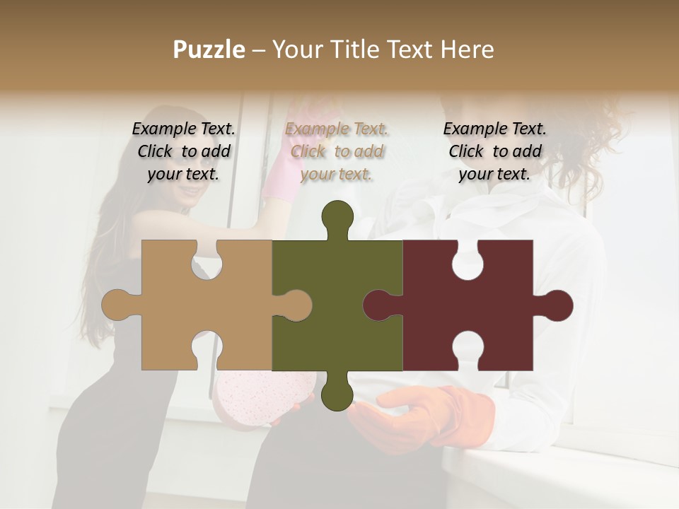 Glass Home Housekeeper PowerPoint Template