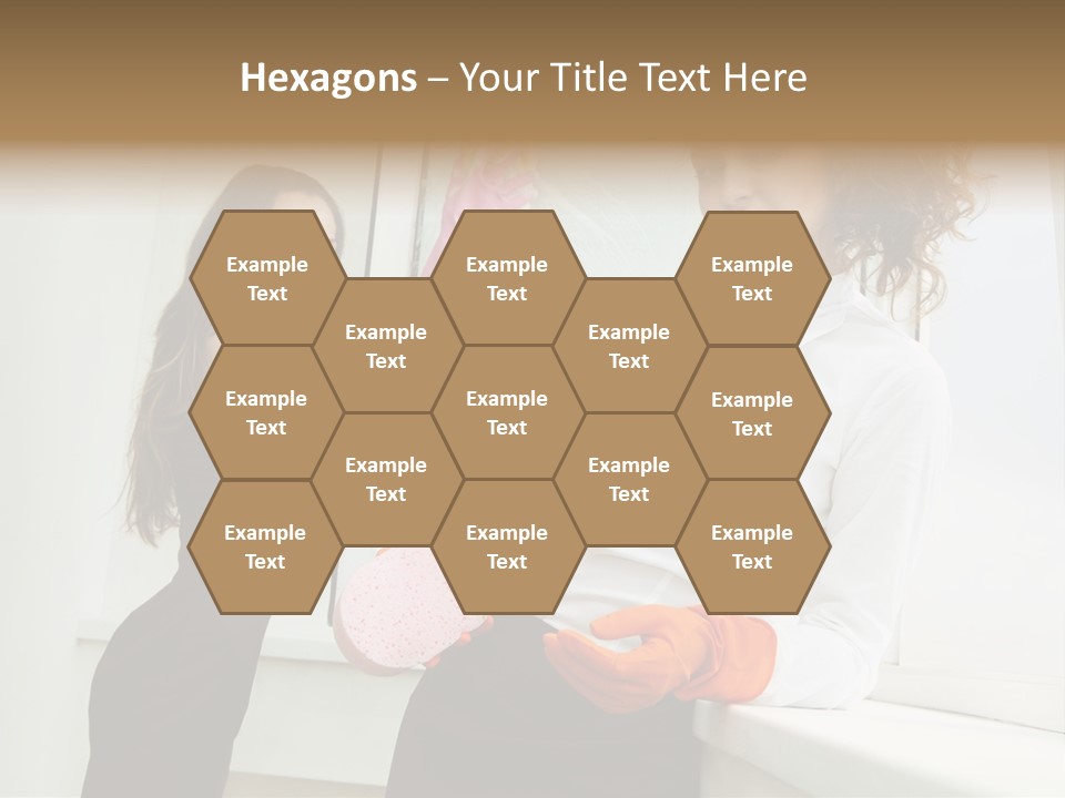 Glass Home Housekeeper PowerPoint Template