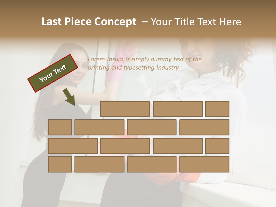 Glass Home Housekeeper PowerPoint Template