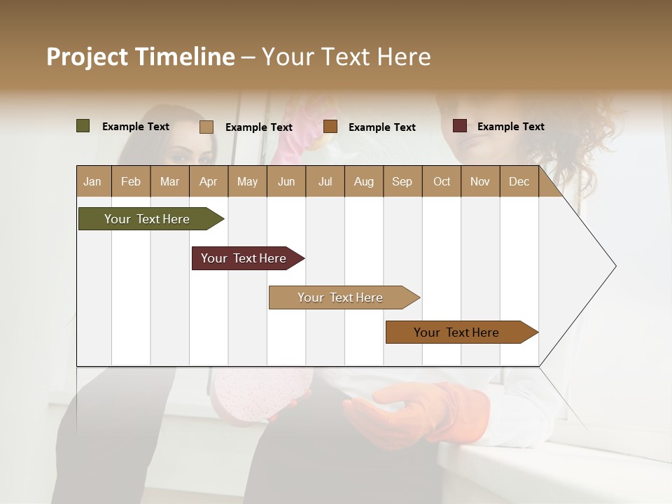 Glass Home Housekeeper PowerPoint Template