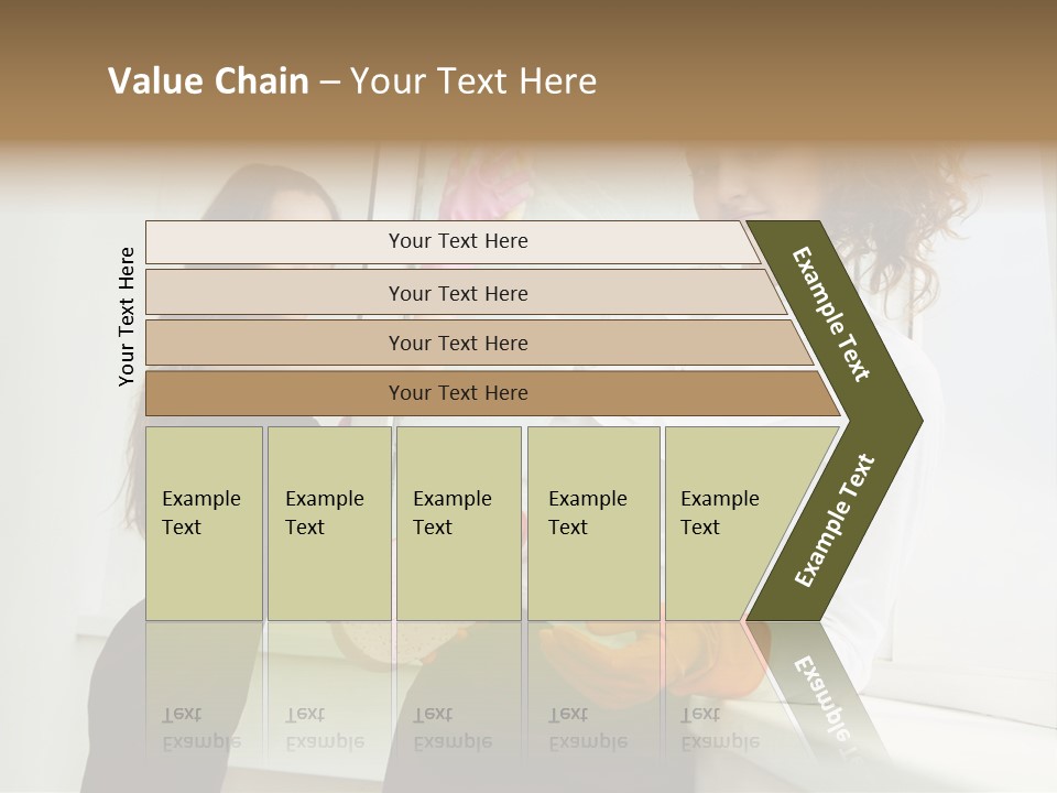 Glass Home Housekeeper PowerPoint Template