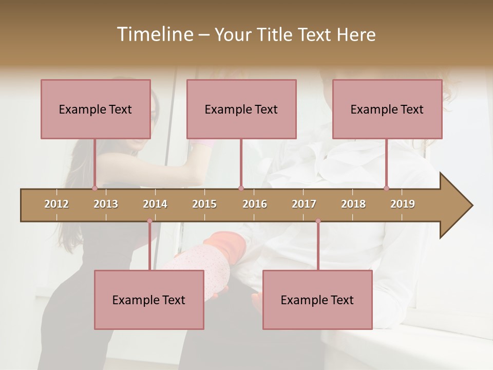 Glass Home Housekeeper PowerPoint Template