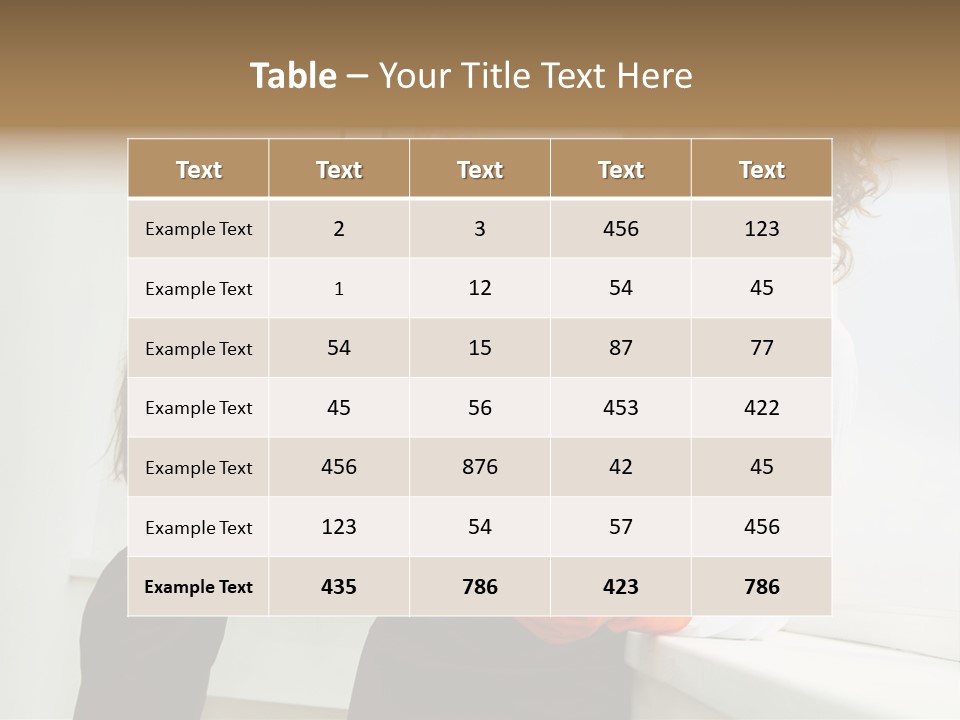 Glass Home Housekeeper PowerPoint Template