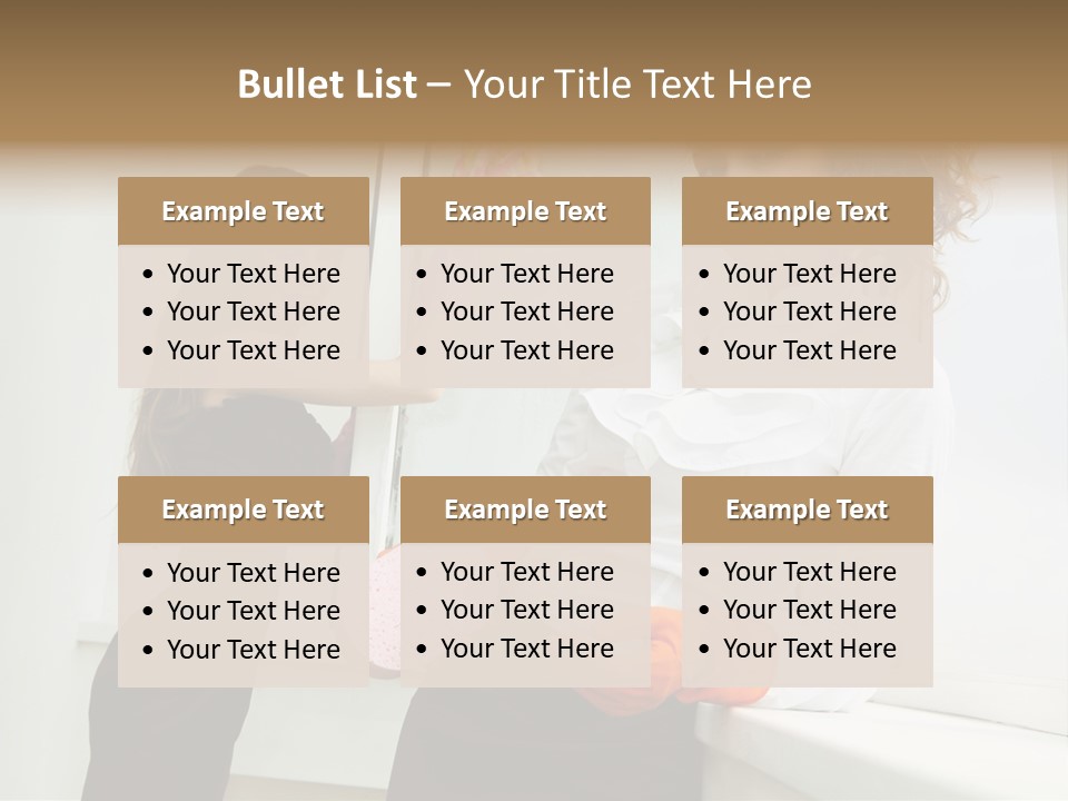 Glass Home Housekeeper PowerPoint Template