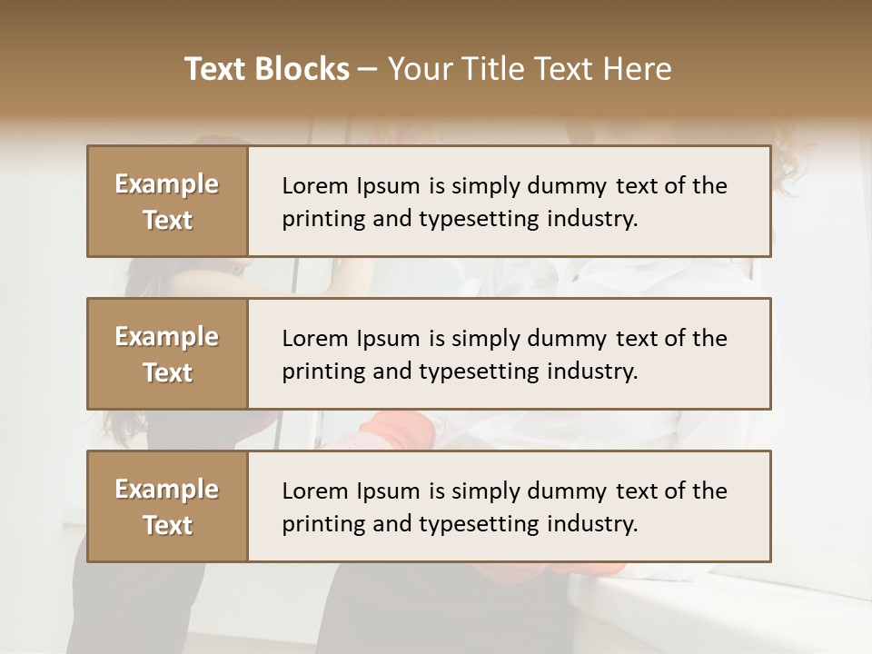 Glass Home Housekeeper PowerPoint Template