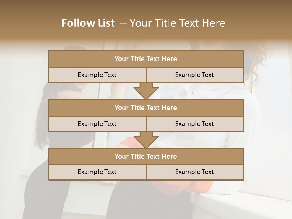 Glass Home Housekeeper PowerPoint Template