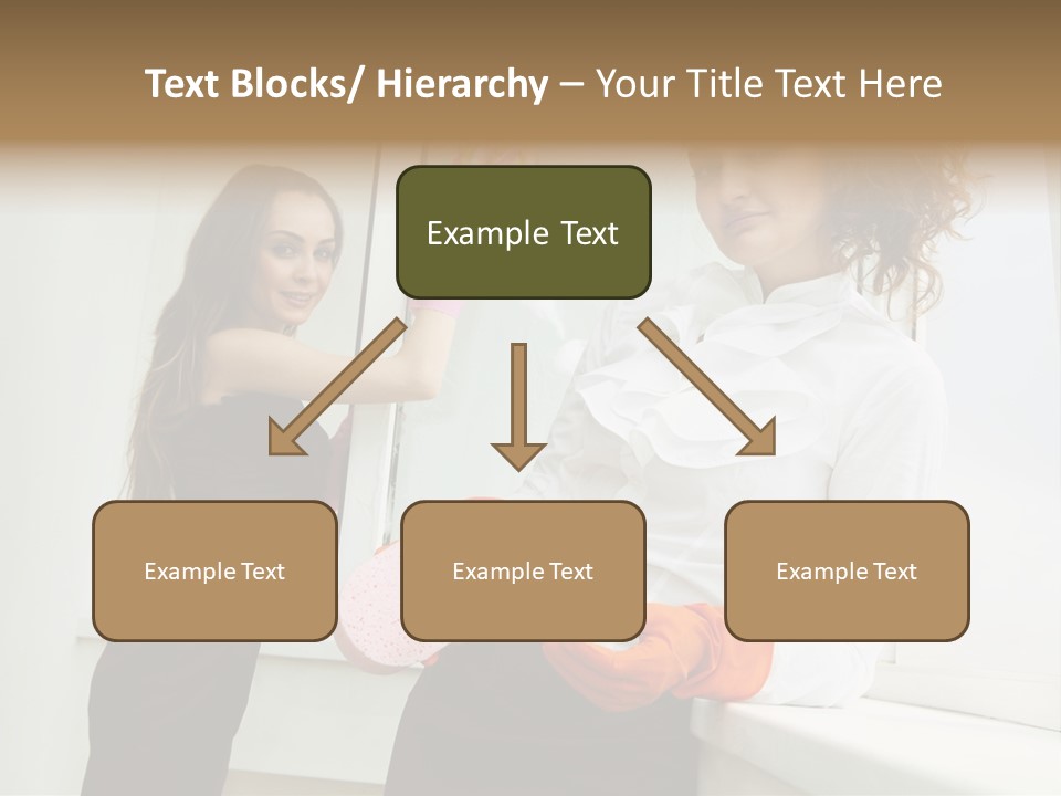 Glass Home Housekeeper PowerPoint Template