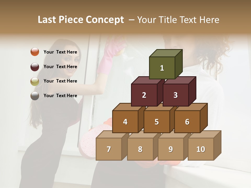 Glass Home Housekeeper PowerPoint Template