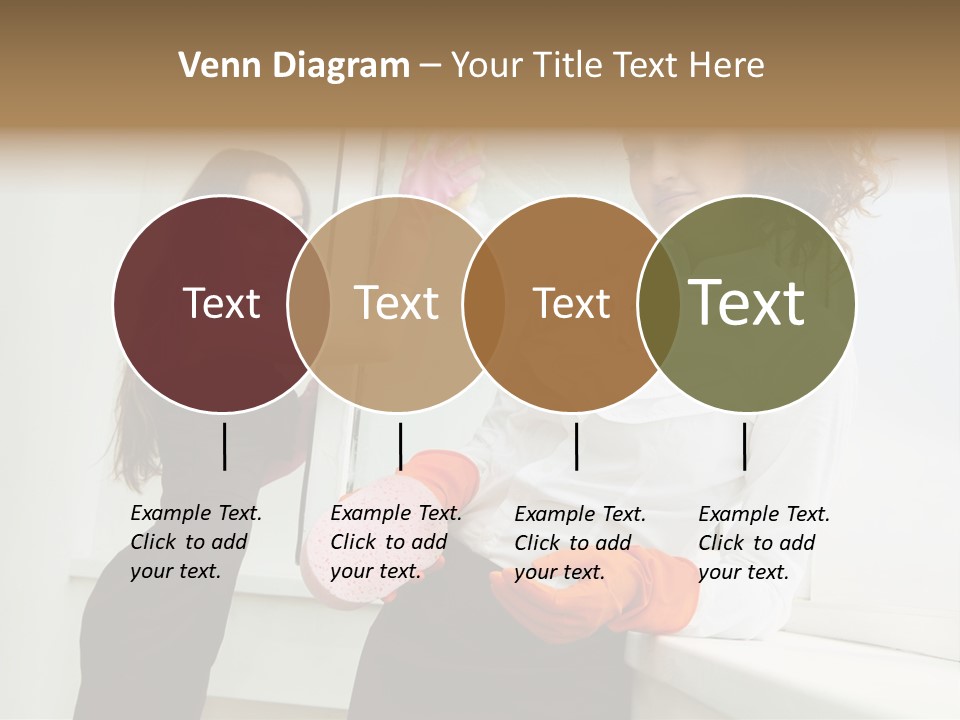 Glass Home Housekeeper PowerPoint Template