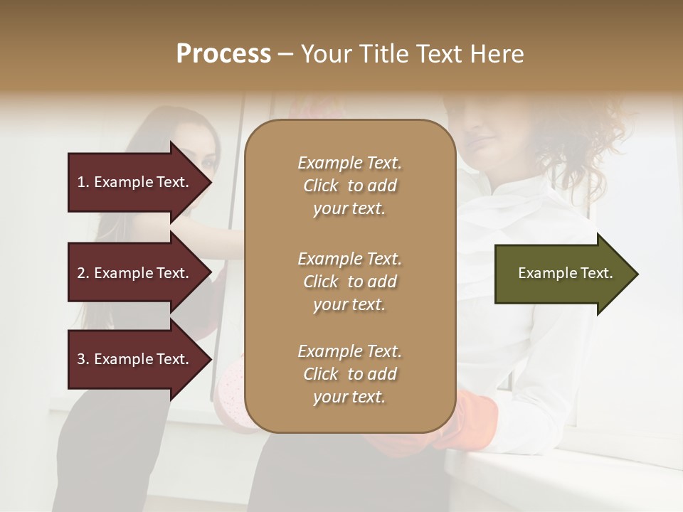 Glass Home Housekeeper PowerPoint Template