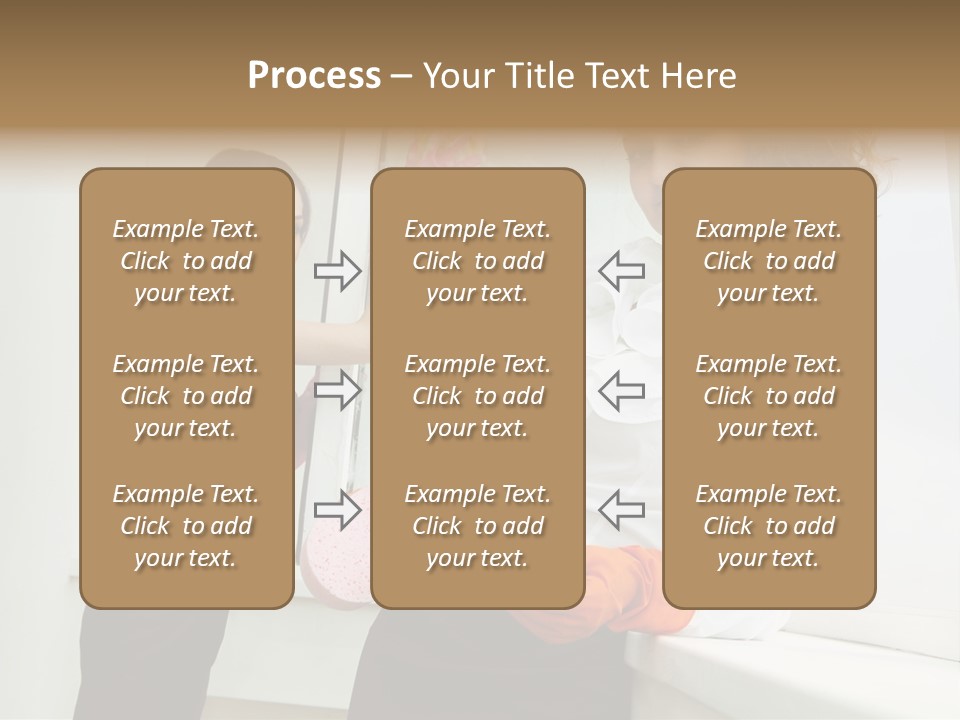 Glass Home Housekeeper PowerPoint Template