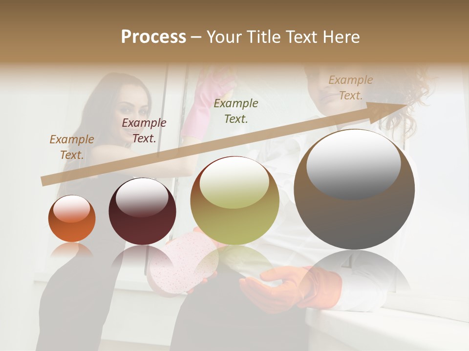 Glass Home Housekeeper PowerPoint Template