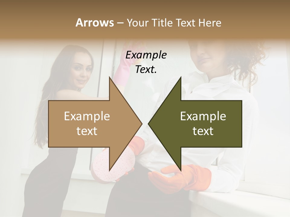 Glass Home Housekeeper PowerPoint Template