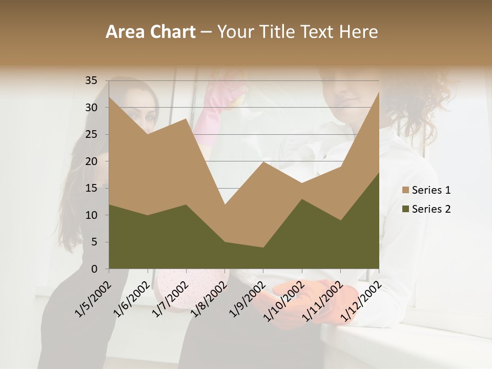 Glass Home Housekeeper PowerPoint Template