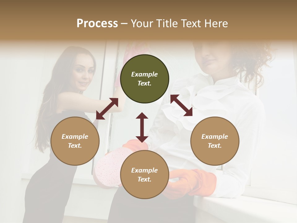 Glass Home Housekeeper PowerPoint Template