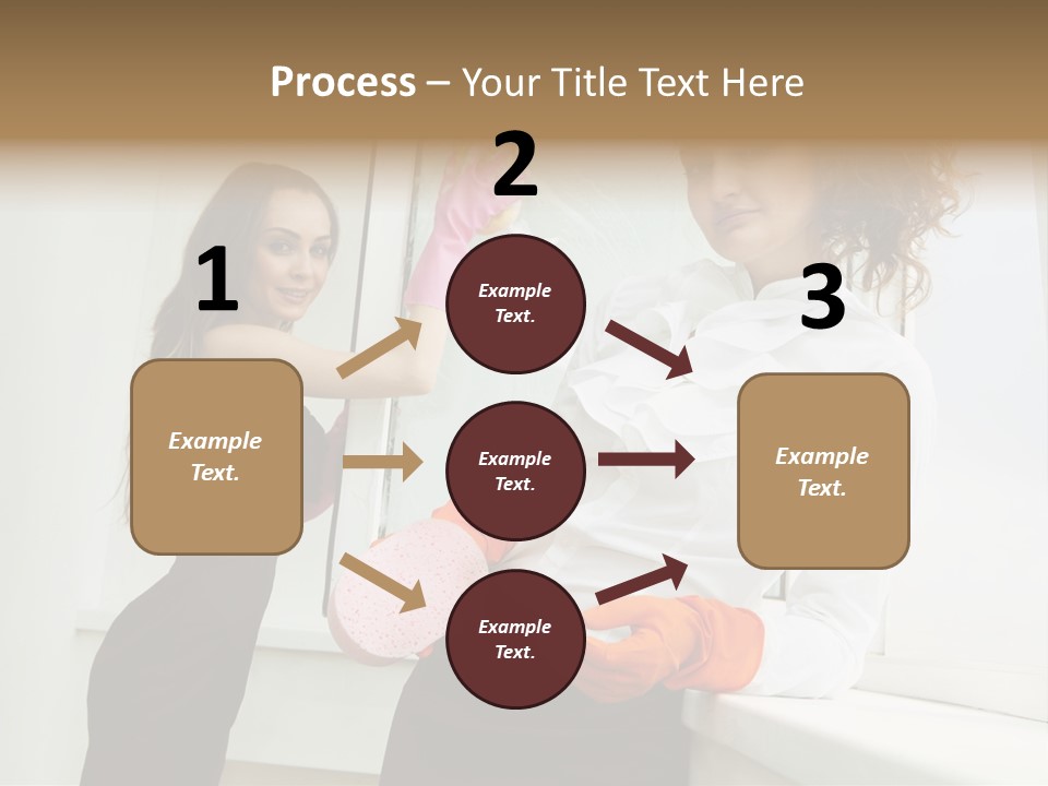 Glass Home Housekeeper PowerPoint Template