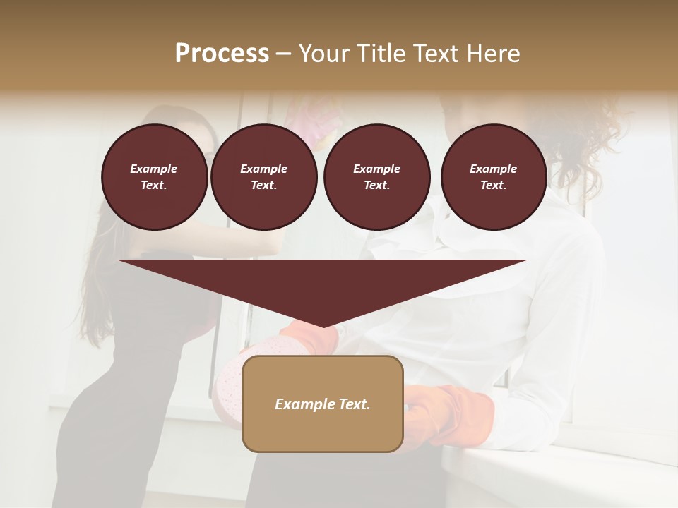 Glass Home Housekeeper PowerPoint Template