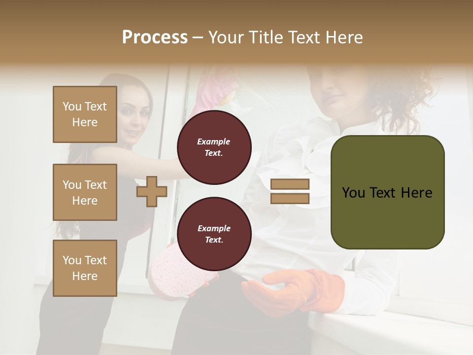 Glass Home Housekeeper PowerPoint Template