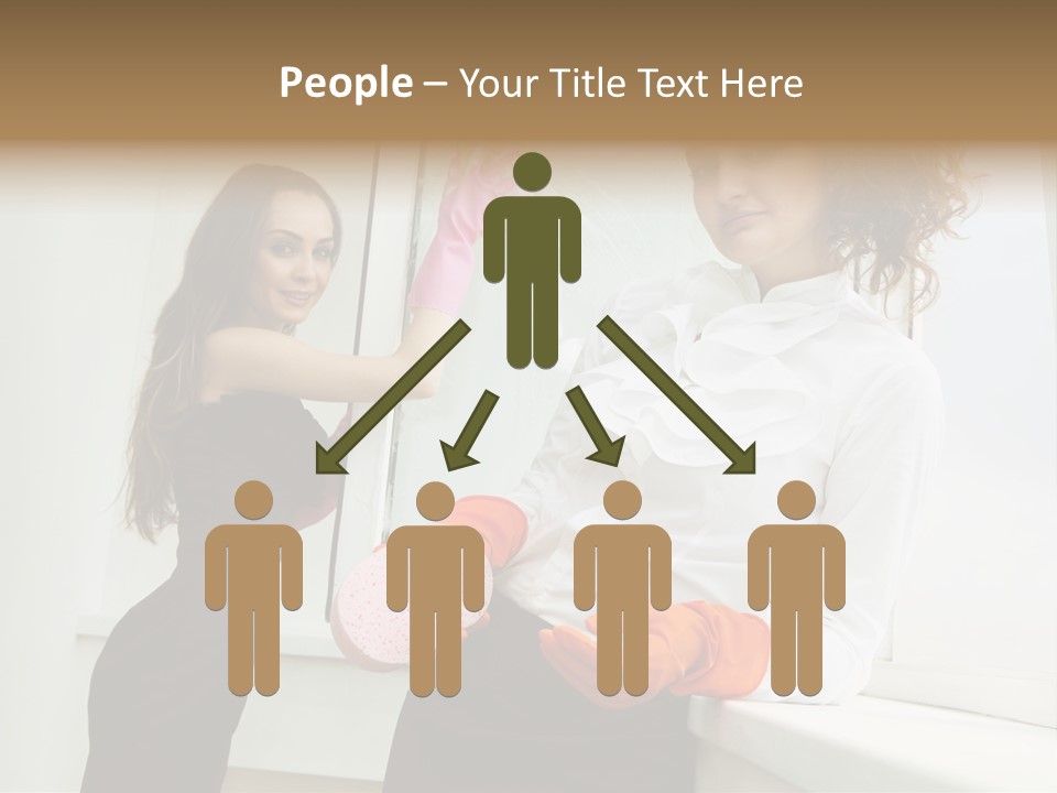 Glass Home Housekeeper PowerPoint Template