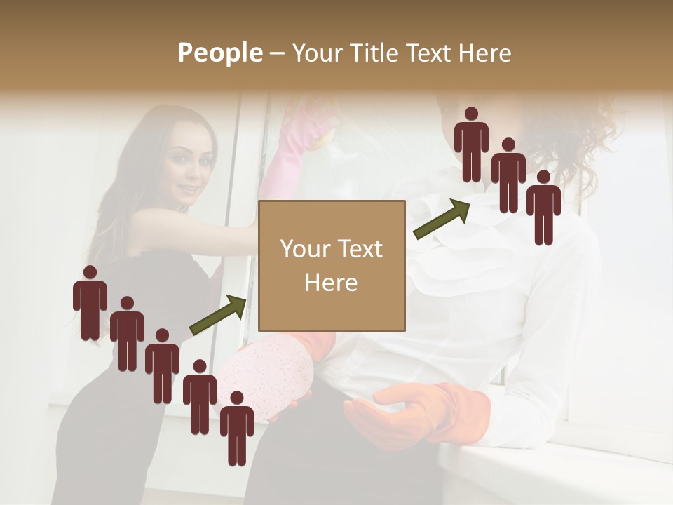 Glass Home Housekeeper PowerPoint Template