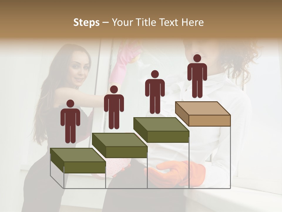 Glass Home Housekeeper PowerPoint Template