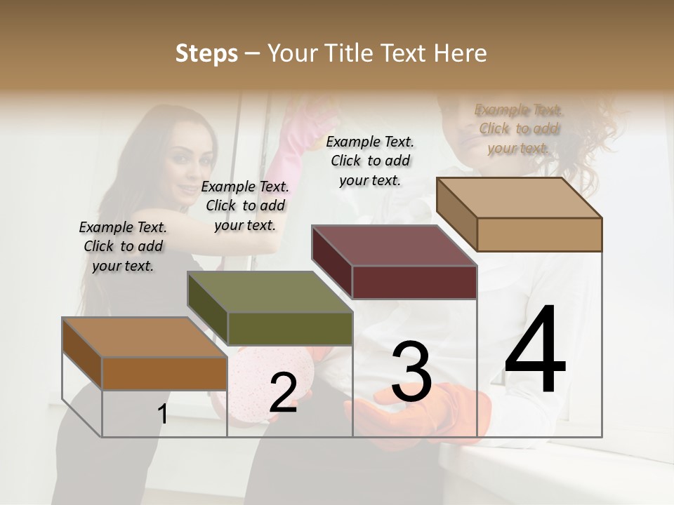 Glass Home Housekeeper PowerPoint Template