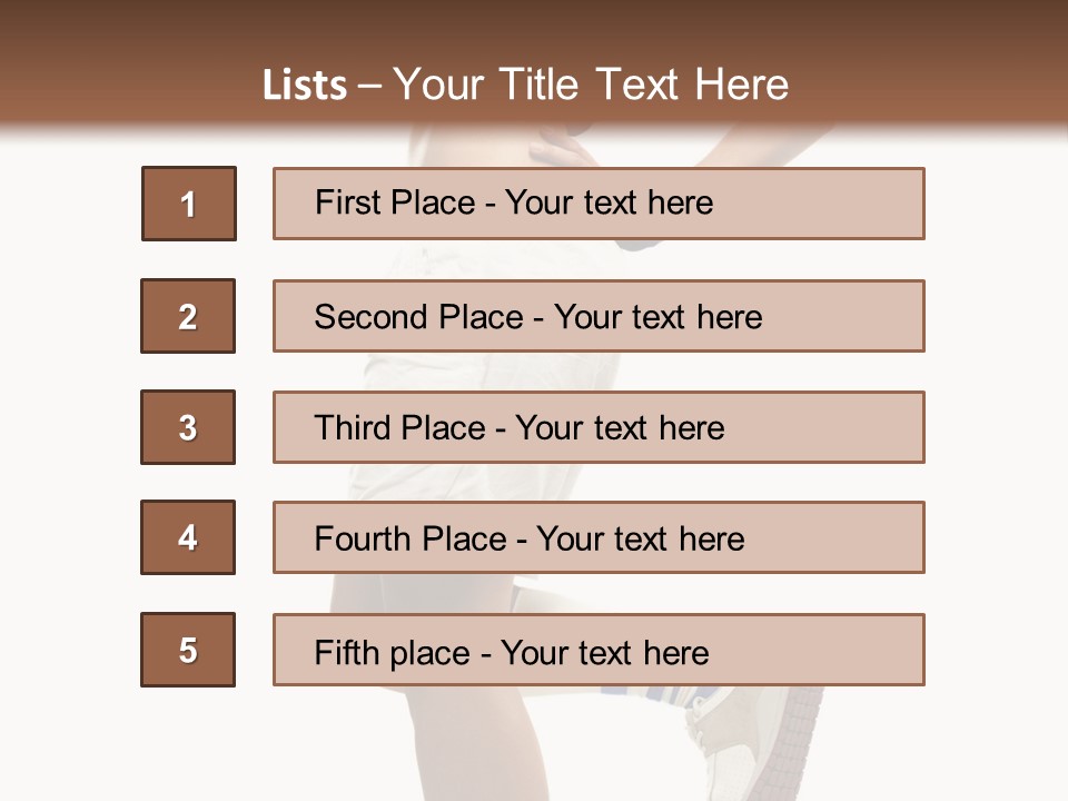 Person Wellness Balance PowerPoint Template