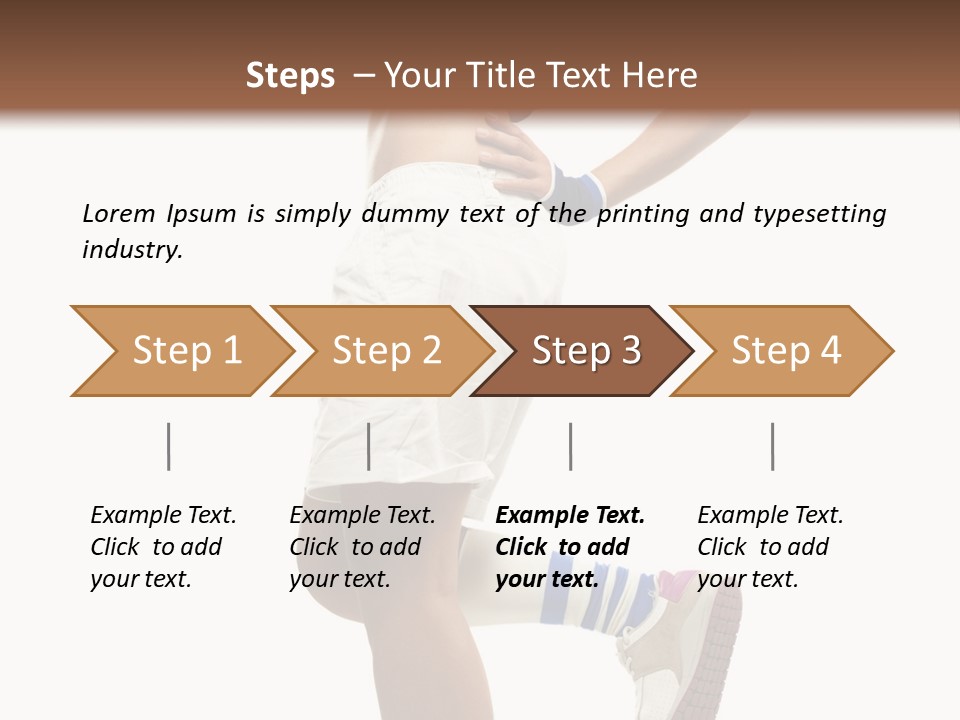 Person Wellness Balance PowerPoint Template