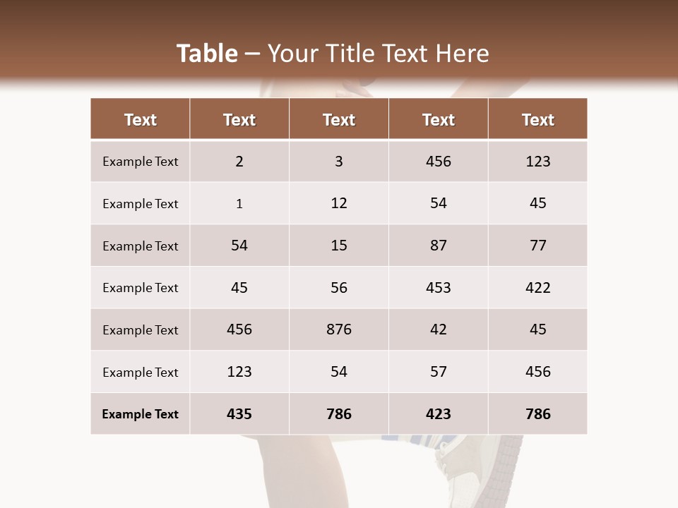 Person Wellness Balance PowerPoint Template