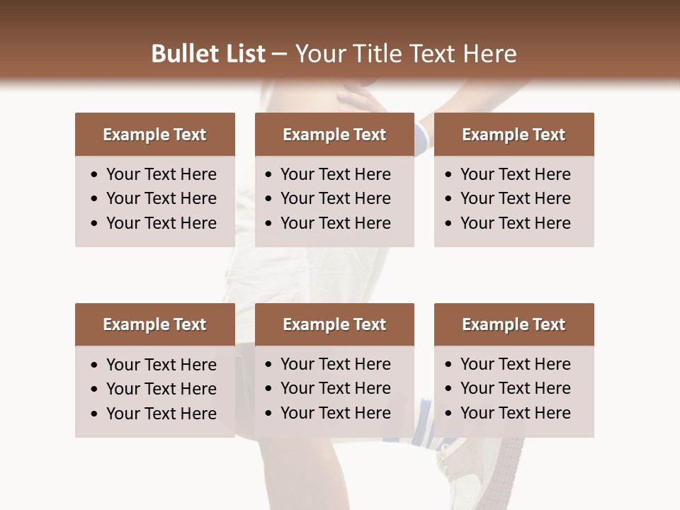 Person Wellness Balance PowerPoint Template