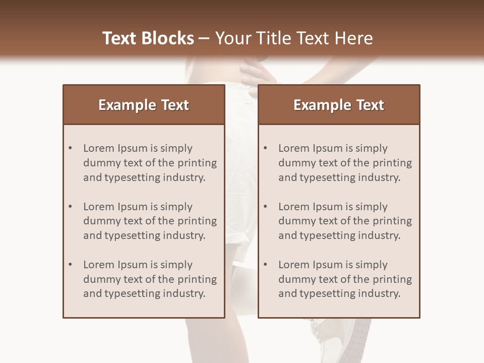 Person Wellness Balance PowerPoint Template