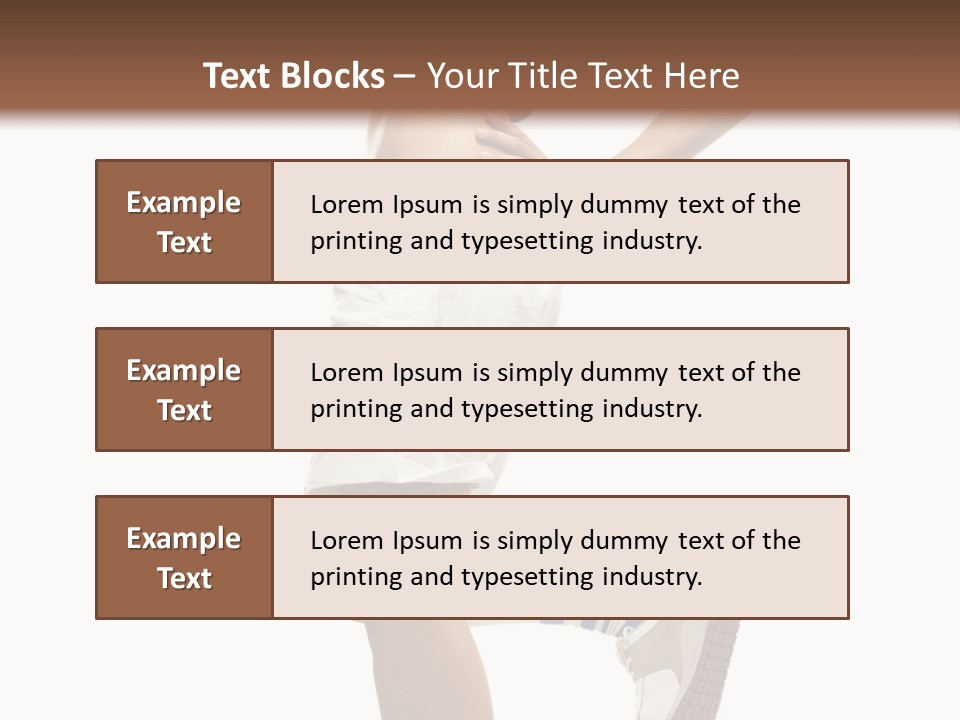 Person Wellness Balance PowerPoint Template
