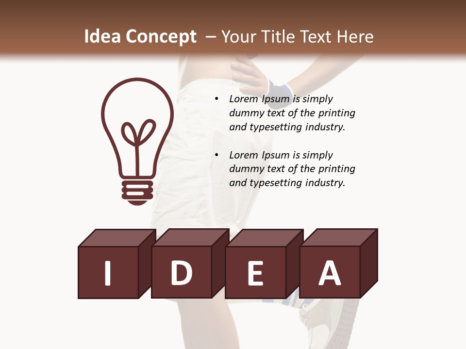 Person Wellness Balance PowerPoint Template