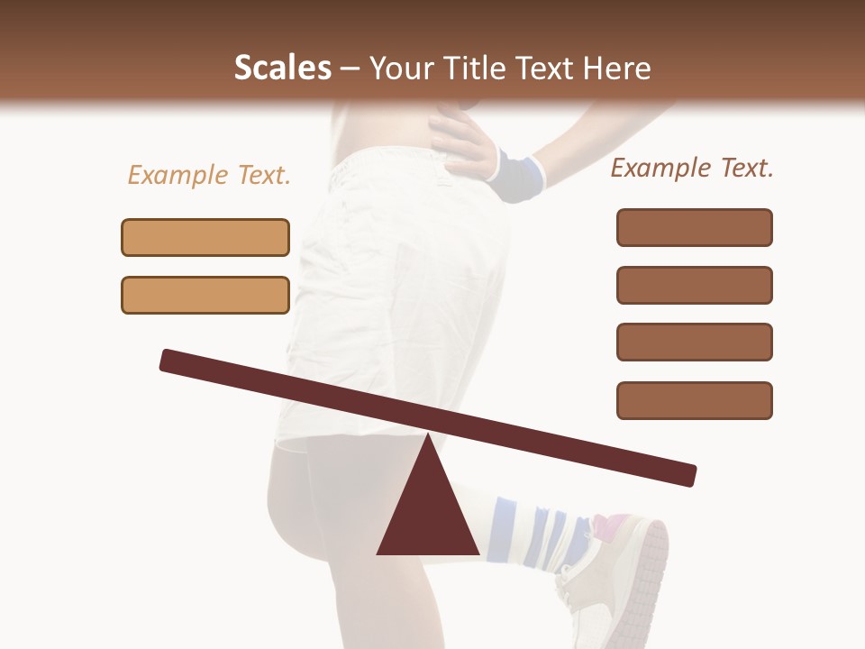 Person Wellness Balance PowerPoint Template