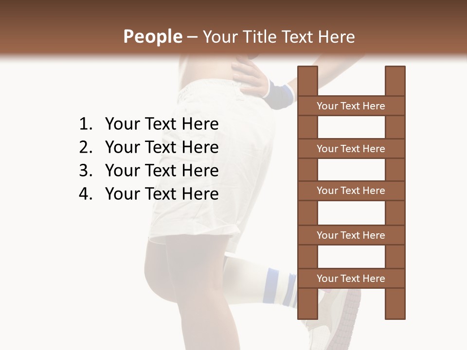 Person Wellness Balance PowerPoint Template