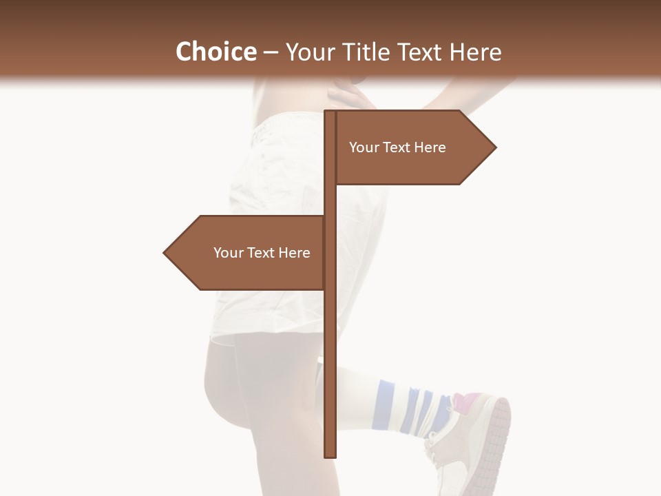 Person Wellness Balance PowerPoint Template