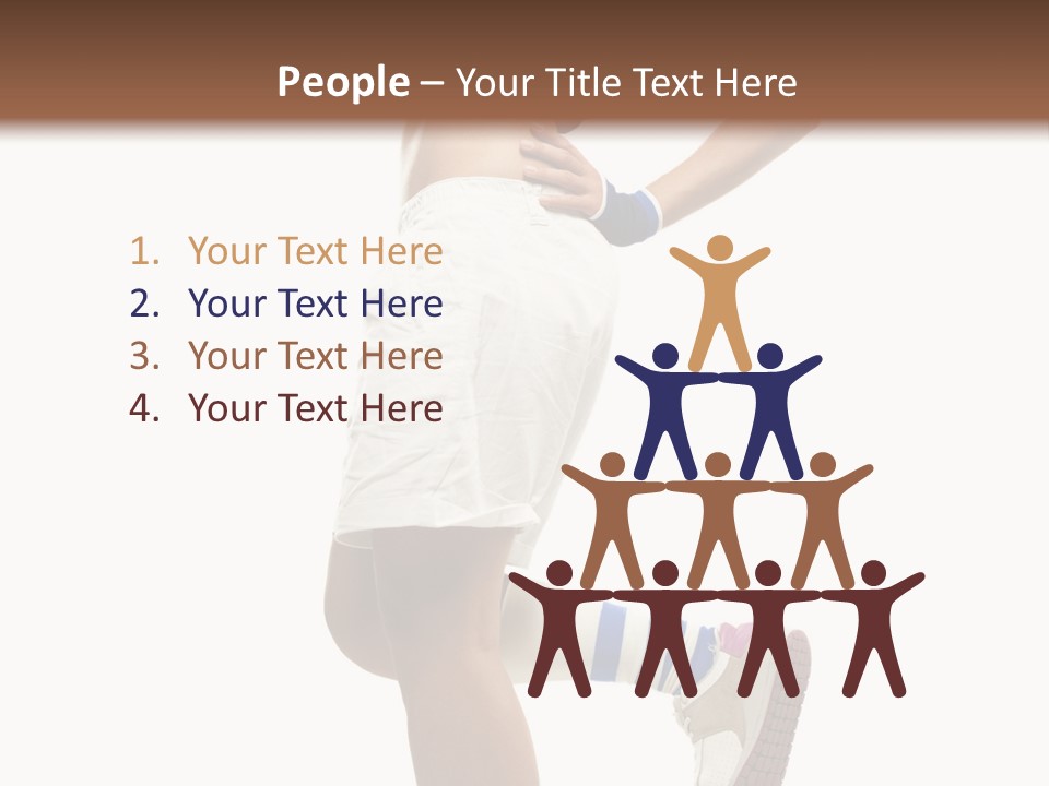 Person Wellness Balance PowerPoint Template