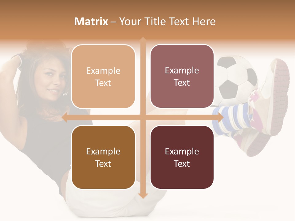 Active Healthcare Posing PowerPoint Template