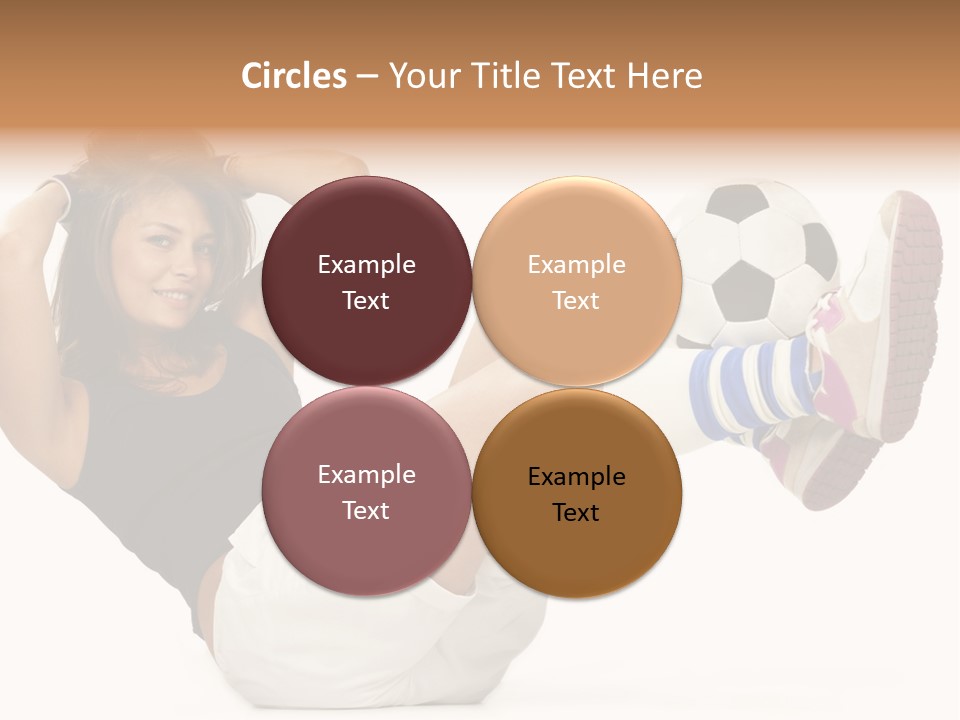 Active Healthcare Posing PowerPoint Template