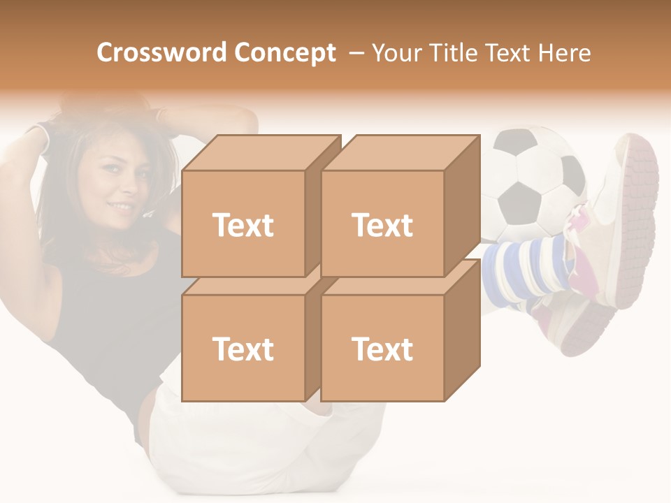 Active Healthcare Posing PowerPoint Template