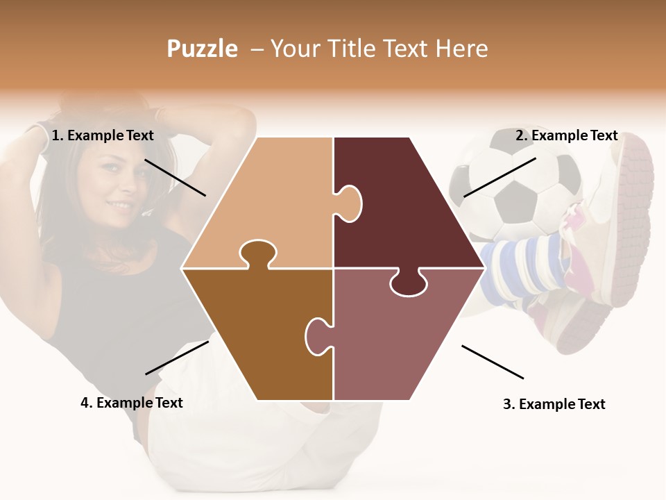 Active Healthcare Posing PowerPoint Template