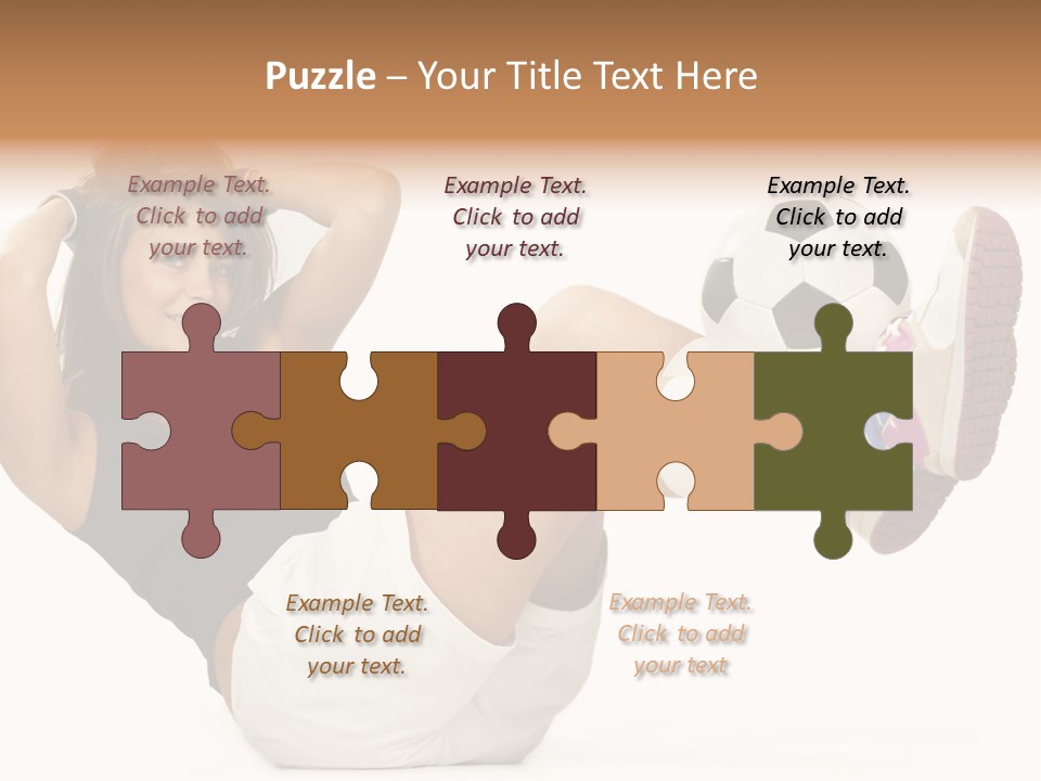 Active Healthcare Posing PowerPoint Template