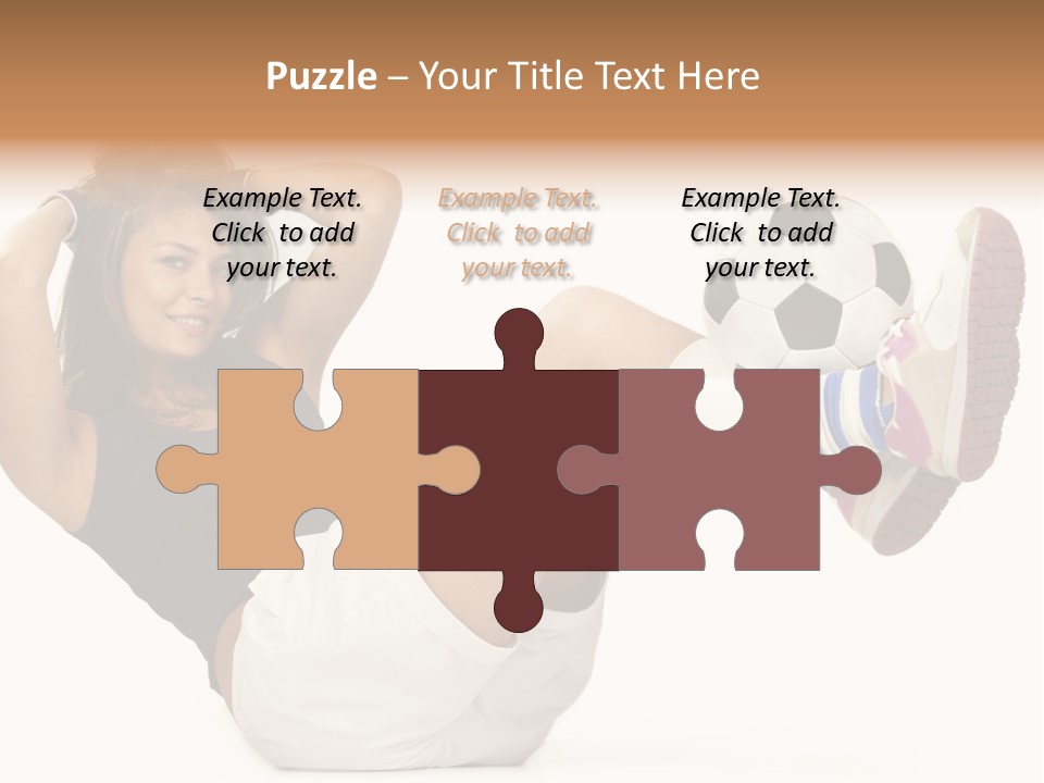 Active Healthcare Posing PowerPoint Template