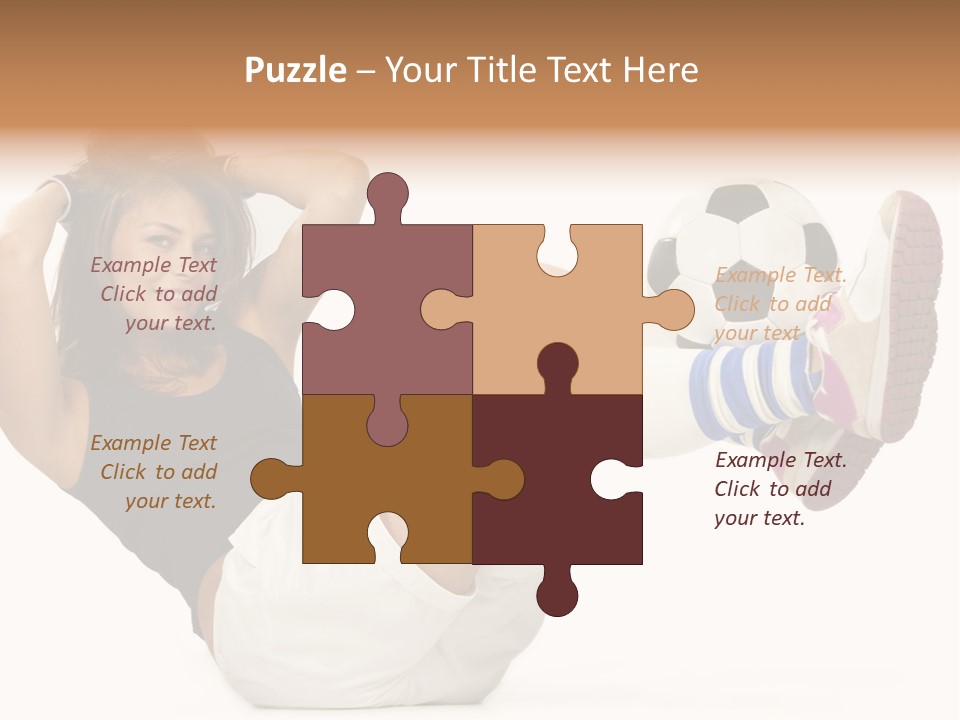 Active Healthcare Posing PowerPoint Template